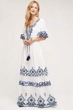 SUMMER SALE  Anthropologie --$518  TRYB Milagos Maxi Dress  Sz M--New with Tags