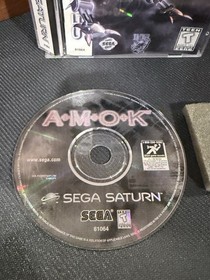 Amok (Sega Saturn, 1997) CIB Tested