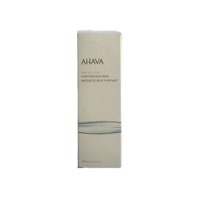 AHAVA Time to Clear Purifying Mud Mask  100 ml / 3.4 fl oz Exp 03/2027