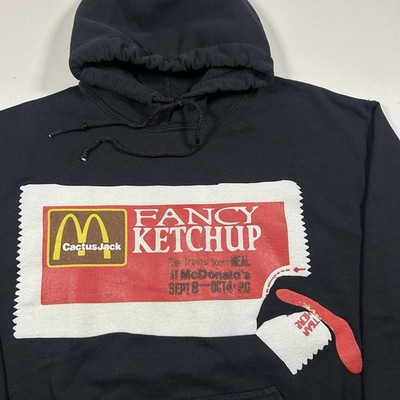 Cactus Jack Travis Scott McDonald's Fancy Ketchup Hoodie