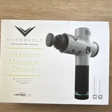 Hyperice Hypervolt Cordless Rechargeable Massage Gun, 4 Heads, Silver