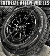 20" Fuel Alloy Wheels For Ford Ranger Wildtrak Pick Up 4x4 + 265/50 Road Tyres