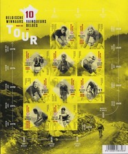 Belgium, 2017, COB BL252 Imperforated: €150,00, Belgian Tour Winners, MNH