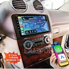 9" Autoradio F&uuml;r Mercedes-Benz ML GL Klasse W164 X164 Android Auto CarPlay 64G
