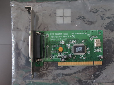 Artop / ACard SCSI Controller AEC-6710D Rev 2.0 PCI  extern 25 PIN getestet