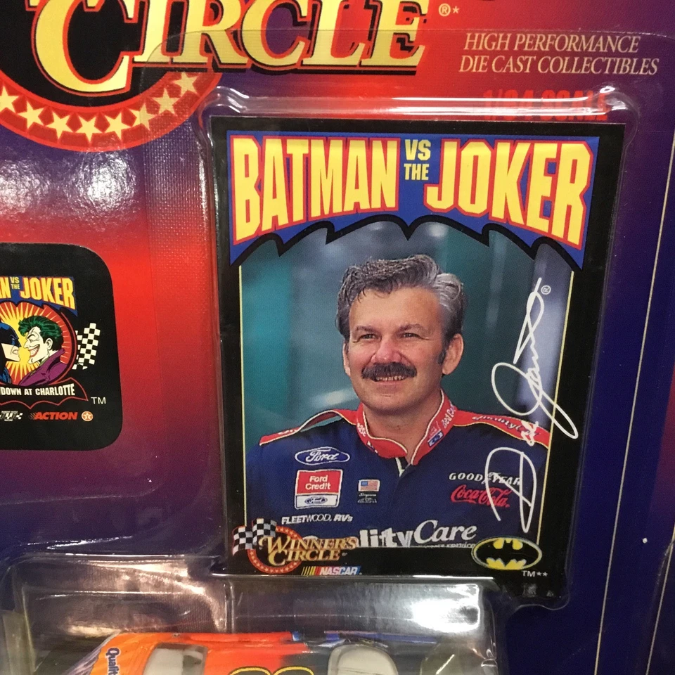 Winners Circle 1998 Dale Jarrett and Kenny Irwin BATMAN vs JOKER (1/64) Diecast - Image 3 of 4