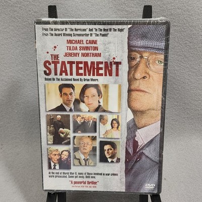 The Statement DVD Michael Caine Tilda Swinton Jeremy Northham  Factory Sealed