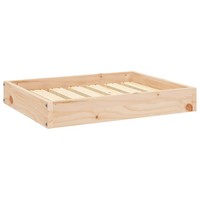 Hundebett Aus Massivholz Kiefer 61,5X49X9 Cm FüR Kleine Hunde