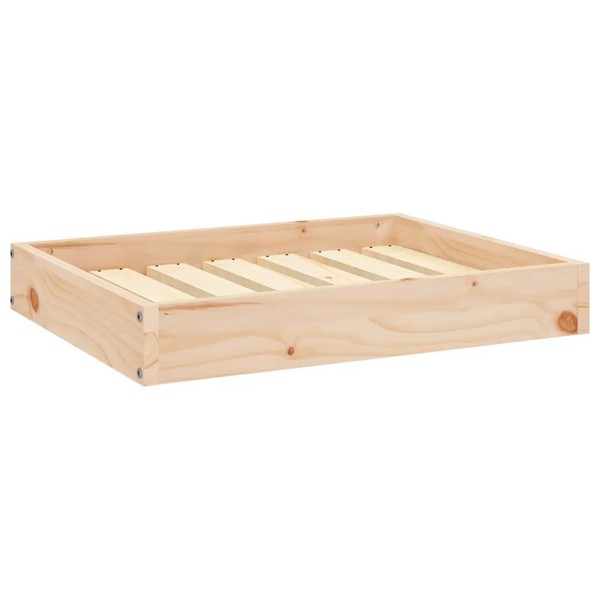 Hundebett Aus Massivholz Kiefer 61,5X49X9 Cm FüR Kleine Hunde-image