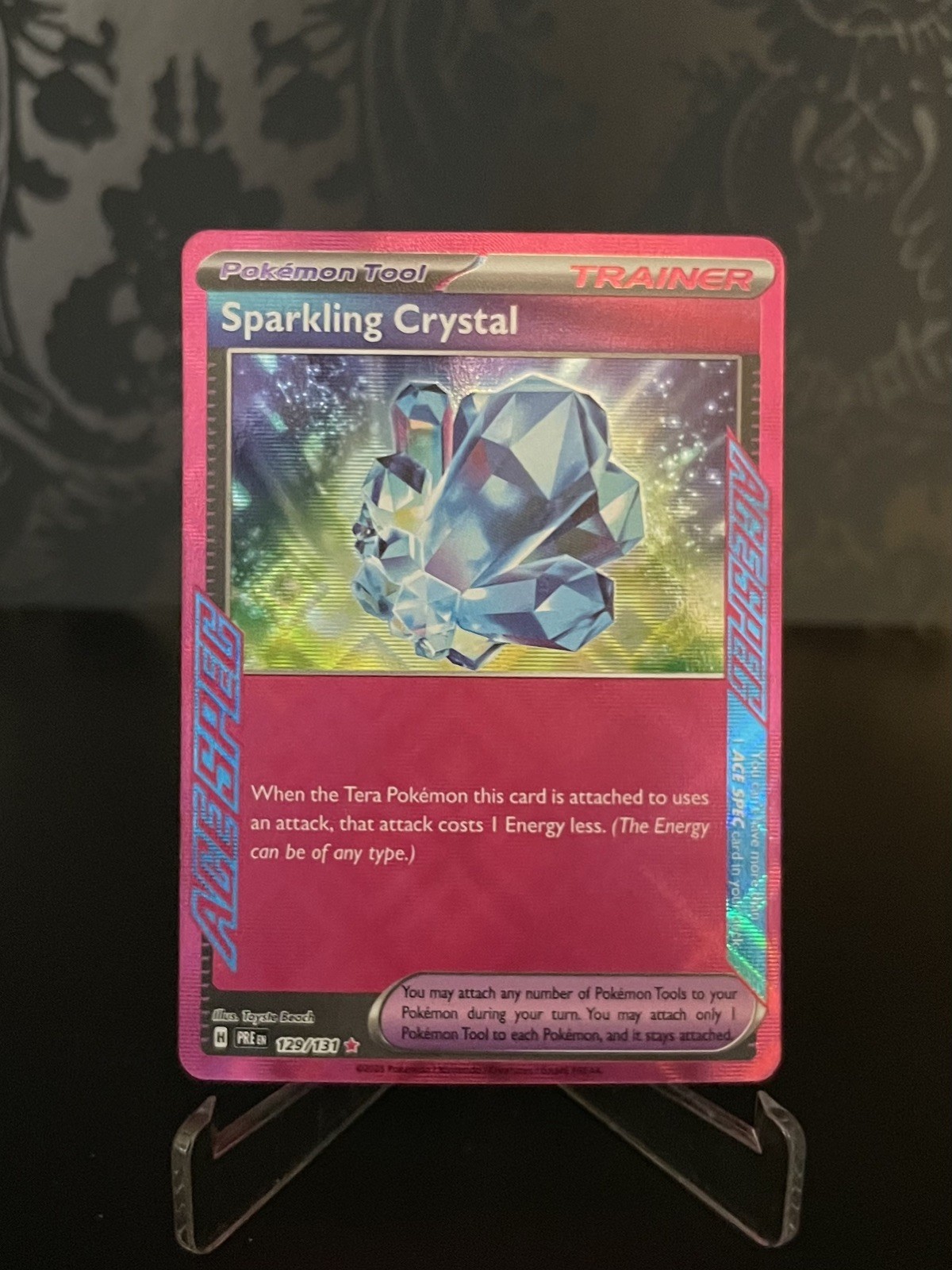 Pokemon Sparkling Crystal Holo SV: Prismatic Evolutions 129/131 NM