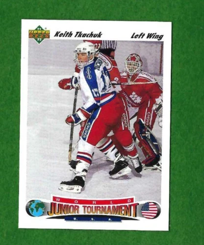1991 92 Upper Deck Keith Tkachuk RC #698
