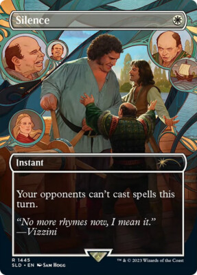 MTG Silence The Princess Bride Secret Lair 1445 Borderless