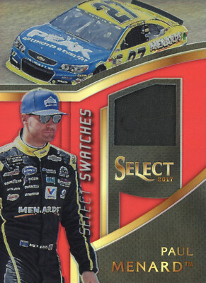 PANINI 2017 SELECT PAUL MENARD #PM 23/99 RED PRIZM SELECT SWATCHES RELIC CARD