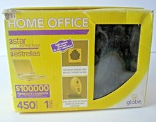Globe Home Office One Outlet 3 Star Surge Protector NIP