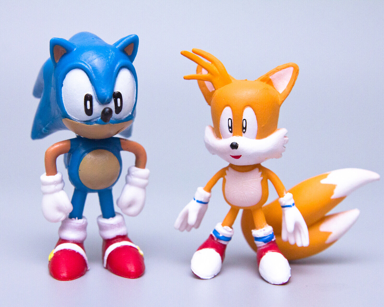 Bonecos Sonic the Hedgehog - Sonic e Tails 10 cm Just Toys