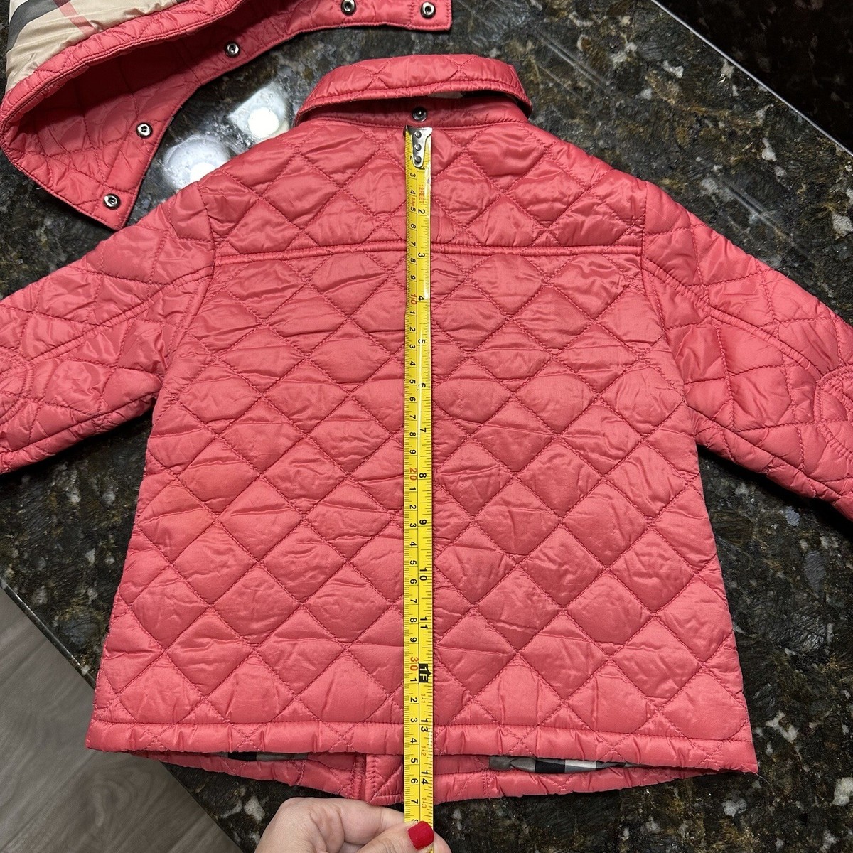 12-18 Months Authentic BURBERRY Jacket Quilted Boy Girl Jamie