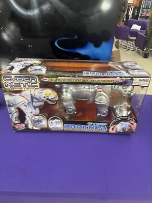 RARE Vintage Y2K WowWee Cyber Panther With Remote Control Silver Model New