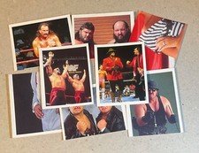 WWF WWE WCW Merlin 1991 BLUE Album Single Wrestling Stickers SERIES 2 - Pick One