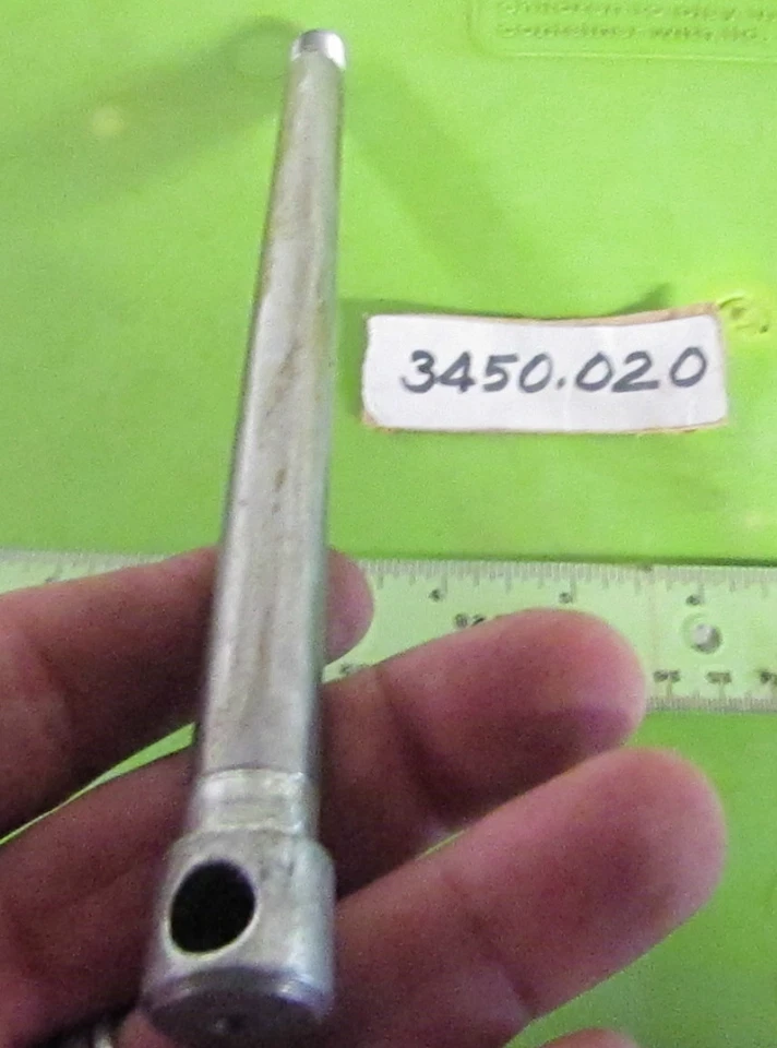 Eje de rueda delantera Montesa King Scorpion 250 p/n 34,50,020 NOS 34 M 1970-1972 Foto 2 de 2