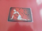 blank back Card lady model dressed in red/Wide/(w)