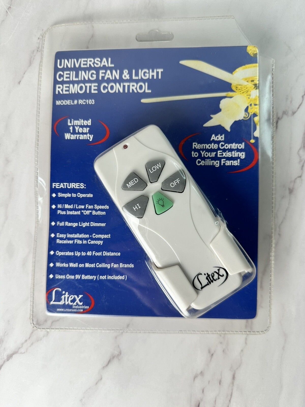 Litex Ceiling Fans Remote Control Shelly Lighting