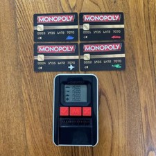 Monopoly Ultimate Banking Replacement Electronic Unit and 4 Credit Cards