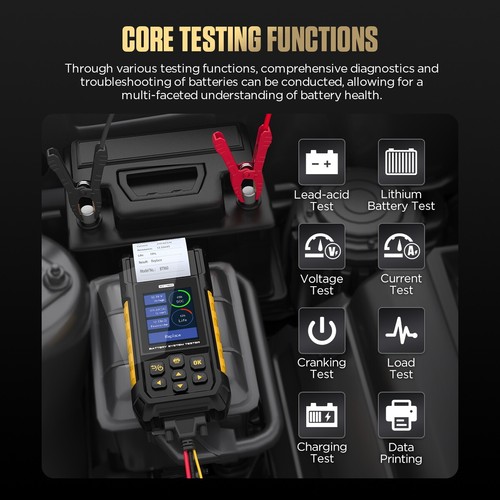 Auto Lead-acid & Lithium Battery Tester 0-80V Battery Internal Resistance Tester - Picture 6 of 18