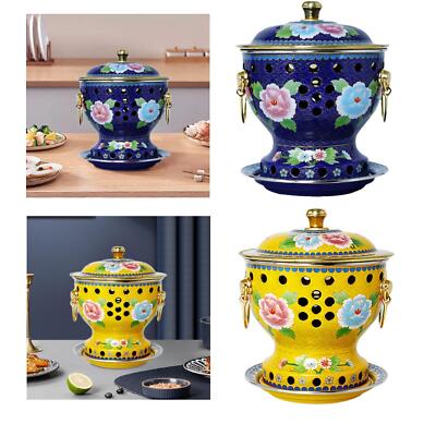 Alte Peking Hot Pot Buffet Heißer mit Untertasse Hot Pots Shabu Topf Kupfer