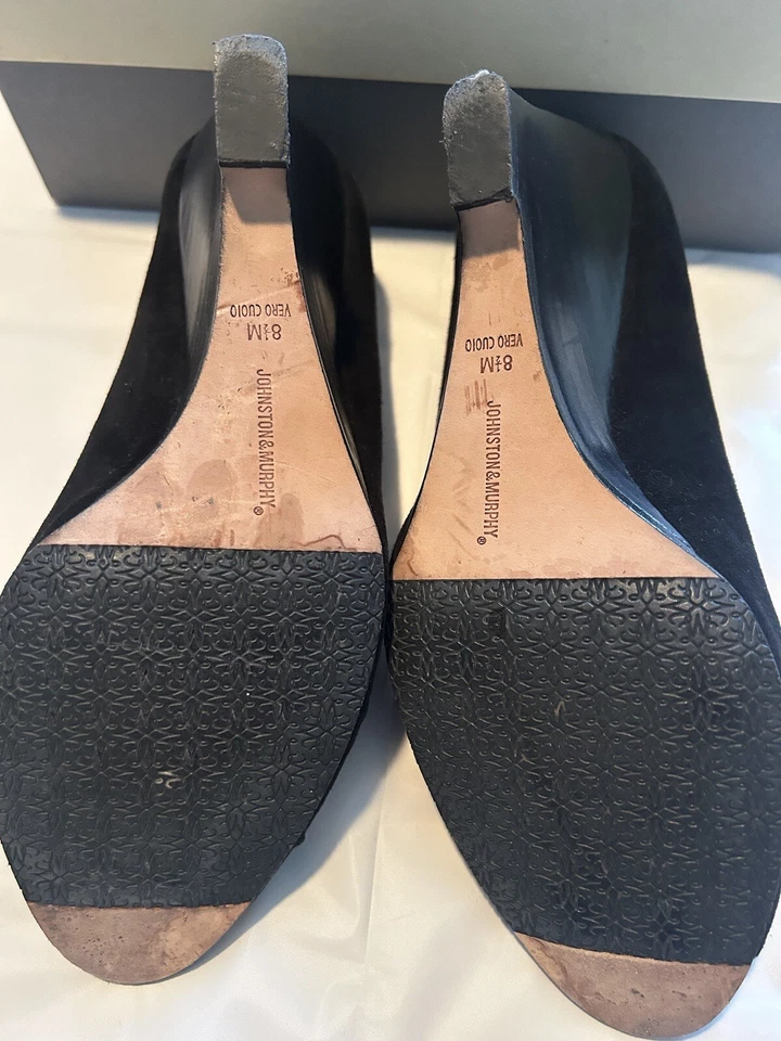 Женские туфли-лодочки Johnston & Murphy размер 8,5 M с открытым носком без каблуков - Изображение 4 из 4