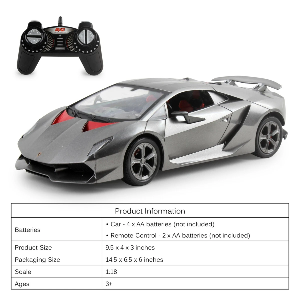 RC Super Car Exotic Large 1:18 Scale Kids Remote Control Sports Cars TL-90 | eBay