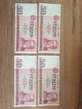 DDR Geld -50 Mark Scheine 