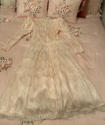 open lace back dress Pakistani Long Gown and Bridal Lehenga in Pastel Color – Nameera by Farooq main image 0