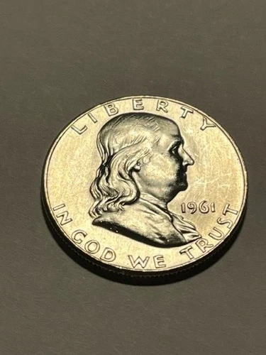 1961-P Franklin Silver Half Dollar Ch BU #1398