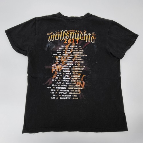 Powerwolf Wolfsnächte 2015 T shirt Tour Shirt L - Picture 7 of 8