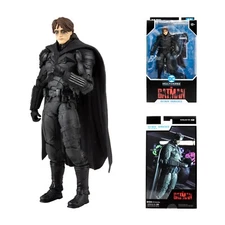 DC The Batman Movie Unmasked Batman Robert Pattinson 7in Scale Action Figure