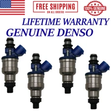 Set/4 OEM DENSO Fuel Injectors For 1990, 1991, 1992 Mazda 626 2.2L I4