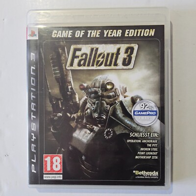 Fallout 3-Game of The Year Edition GOTY (Sony PlayStation 3)uncut TOP DEUTSCH*