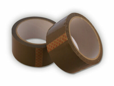 AKPACK Paketband – Leise Abrollend, Klar Oder Havanna, 66m X 50mm X 70my – Für Den Täglichen Versand