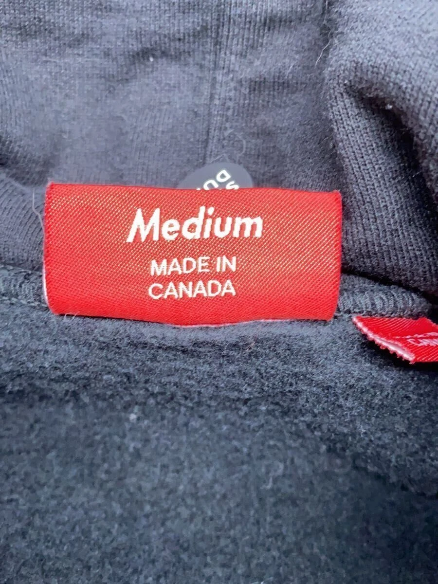 Felpa Supreme con cappuccio M cotone navy usata