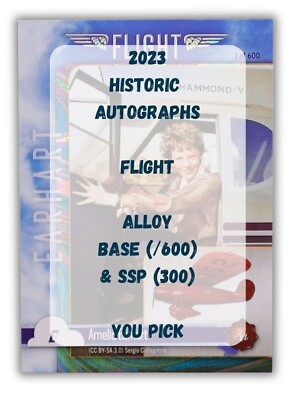 Alloy 2023 Historic Autograph Flight Base & Super Short Prints - You Pick