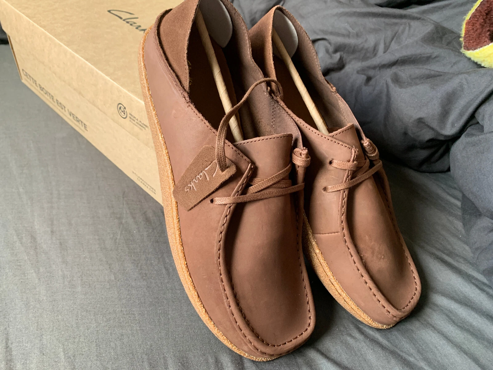 Clarks Uomo PiltonWallabee Oxford Wallabee UK12 EU47 Larghezza G