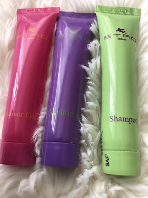  Neu versiegelt ETRO SHAMPOO/Conditioner/Duschgel 50ml  
