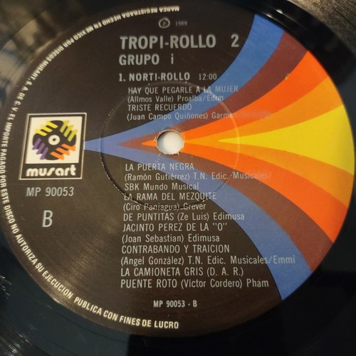 Lot Tropi-rollo Grupo I Vinyl LP Cumbia Balada Norteño Popurri 1 2 3 4 5 Musart - Picture 12 of 24