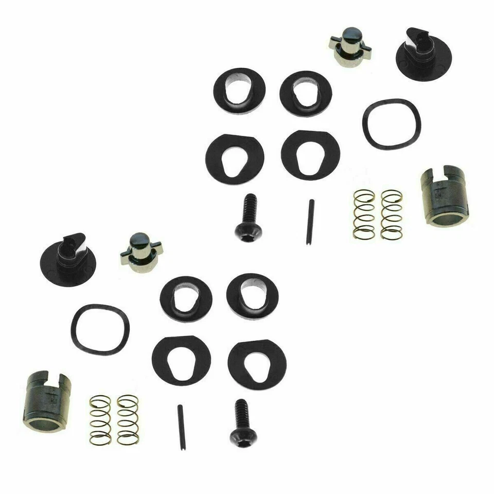 Nuevo juego de manija cromada de ventana de ventilación de bloqueo para Chevrolet GMC 1973-1994 Foto 2 de 3