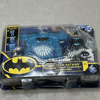 Batman Action Figure Spin Master Caped Crusader 1st Edition Bat-Tech Tech Armor