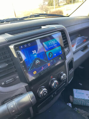 2+32 Android 14 CarPlay Car Radio GPS Stereo For 2019-2024 RAM 1500 Classic +Cam