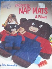 CROCHET NAP MATS & PILLOWS OOP TO CROCHET. OOP