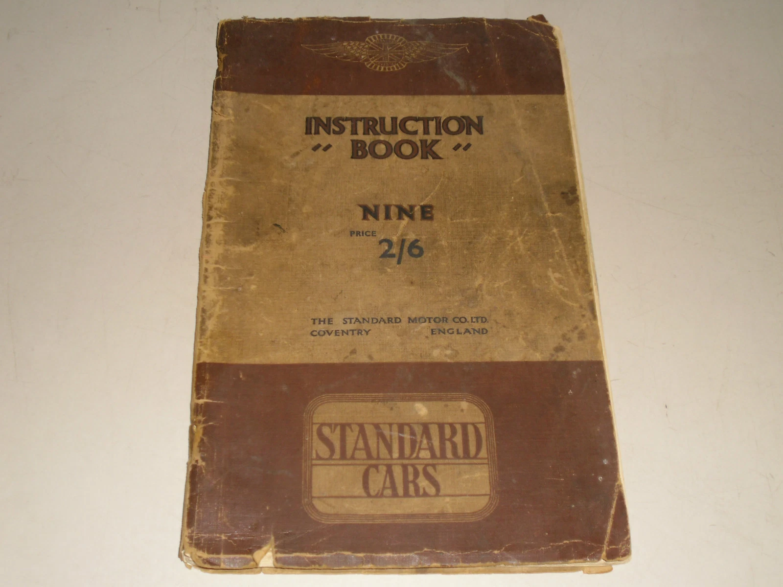 Operating Instructions Manual Instruction Book Standard Cars Nine 9, 1935