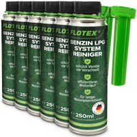 Flotex LPG Benzinsystemreiniger 6X250Ml Additiv Motor System Reiniger Benzin