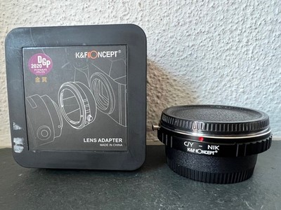 K&F Concept Objektiv adapter Lens von Contax/Yashica (C/Y) auf Nikon F (KF-CYF)